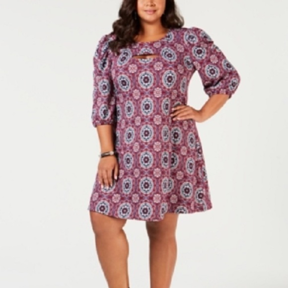 NY Collection Dresses & Skirts - New NY Collection 3/4 Sleeve A Line Mini Dress